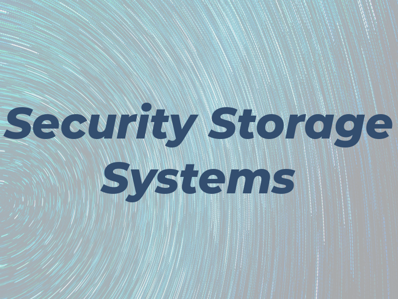 Security Storage Systems