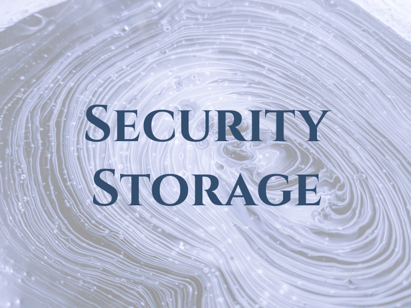 Security Storage