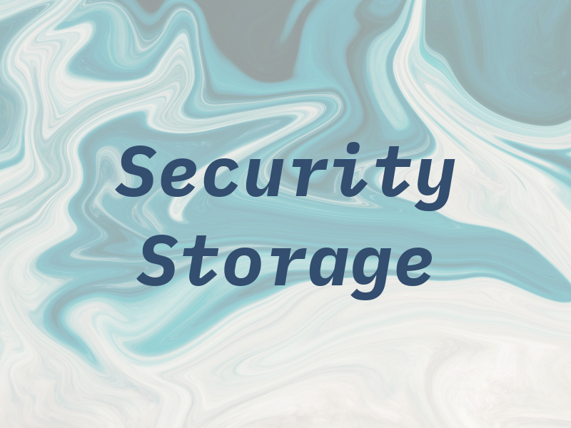 Security Storage
