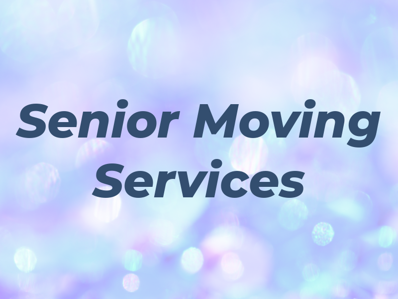 Senior Moving Services