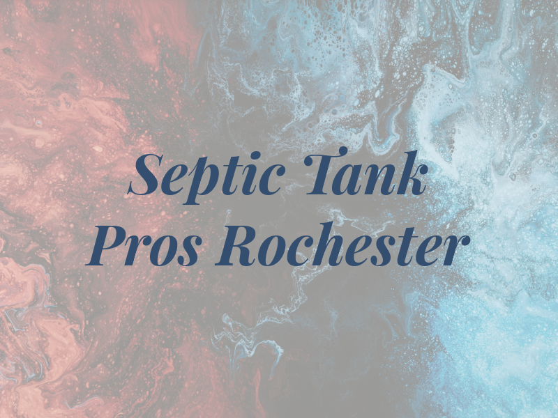 Septic Tank Pros Rochester NY