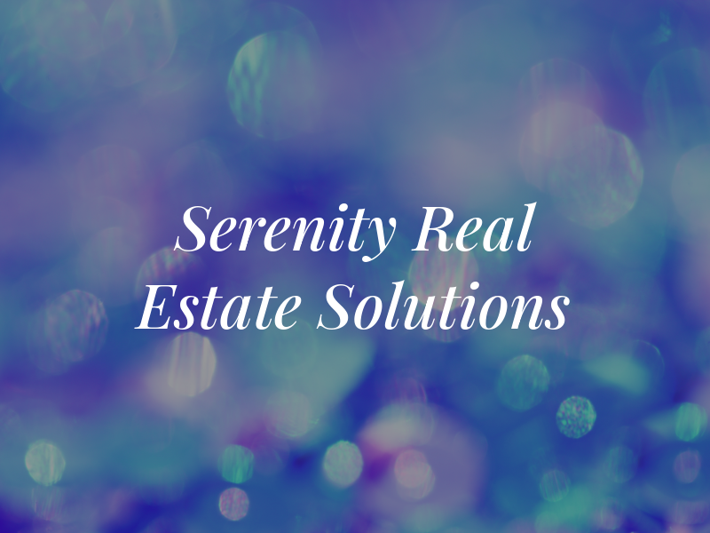 Serenity Real Estate Solutions