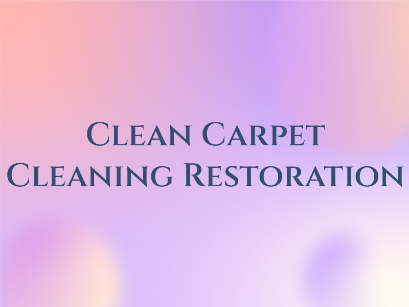 Sgt Clean Carpet Cleaning & Restoration