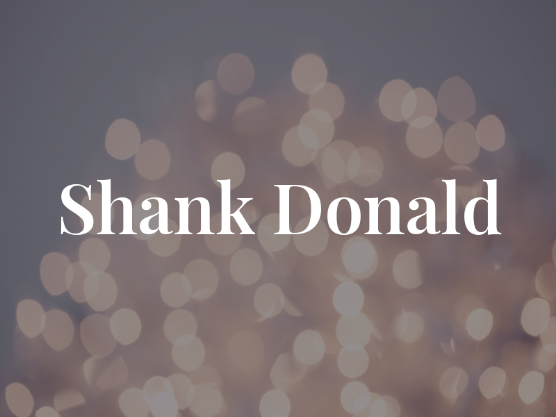 Shank Donald