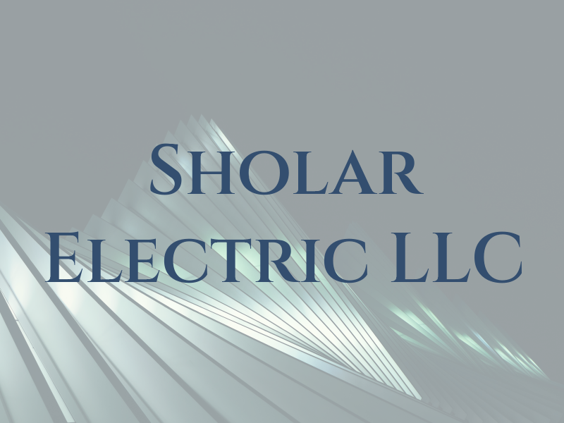 Sholar Electric LLC