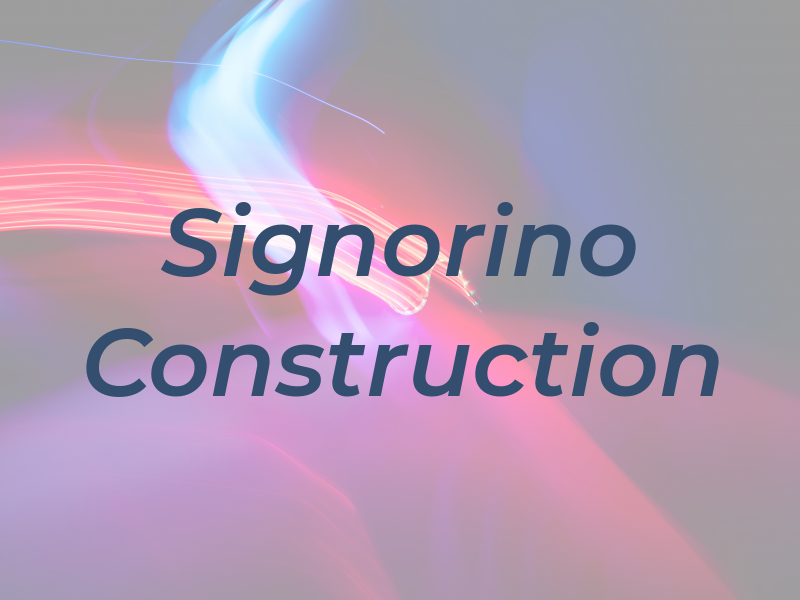 Signorino Construction