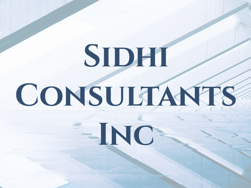 Sidhi Consultants Inc