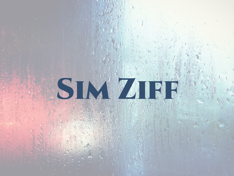 Sim Ziff