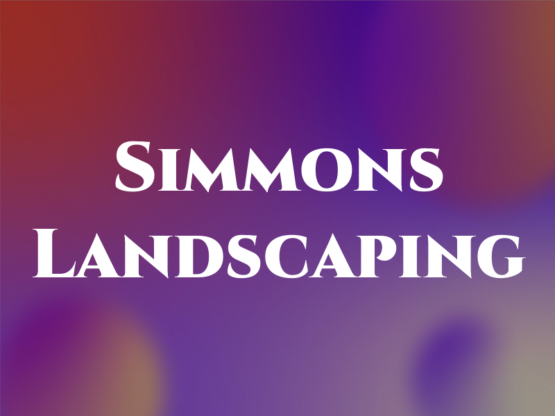 Simmons Landscaping