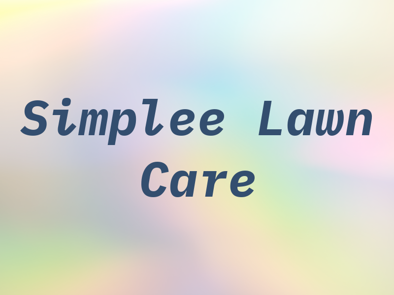 Simplee Lawn Care