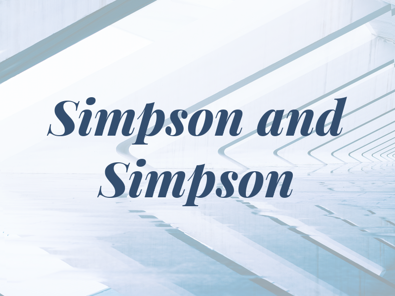 Simpson and Simpson