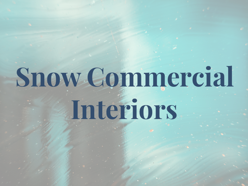 Snow Commercial Interiors
