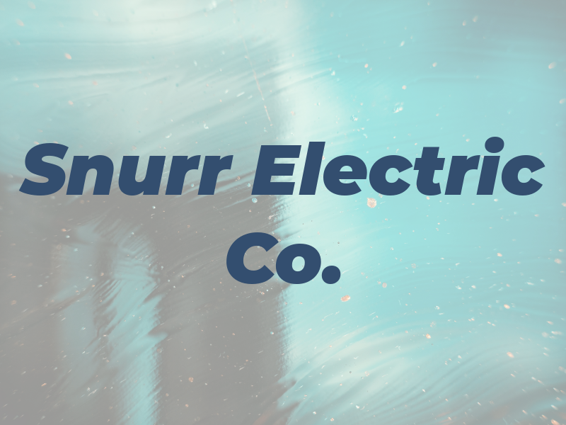 Snurr Electric Co.