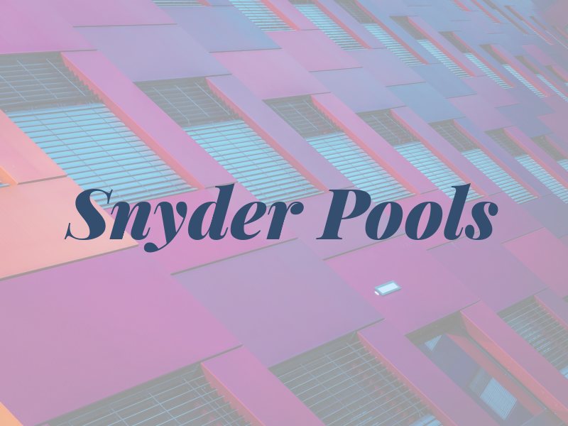 Snyder Pools