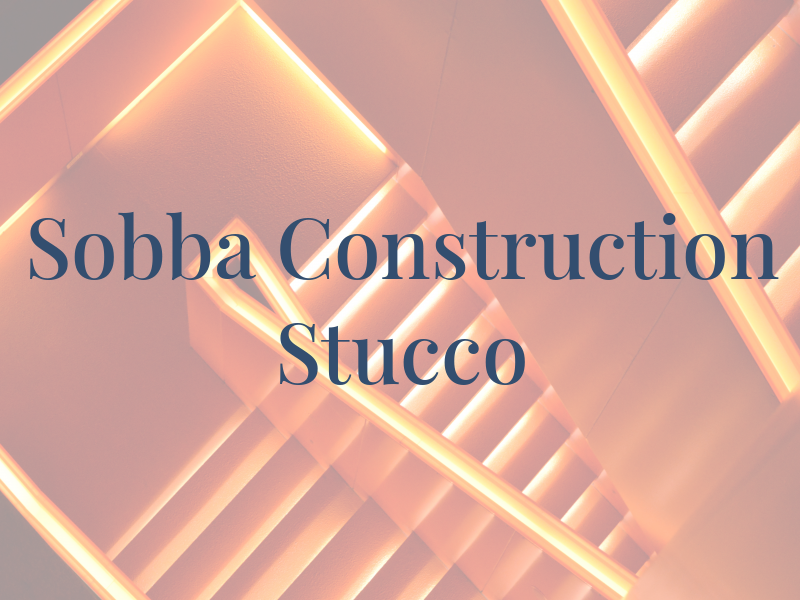 Sobba Construction & Stucco