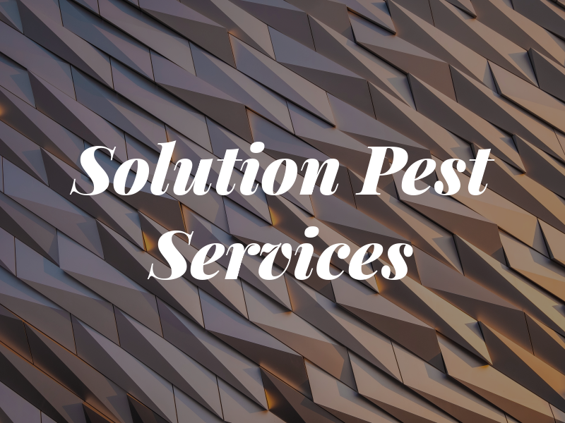 Solution Pest Services