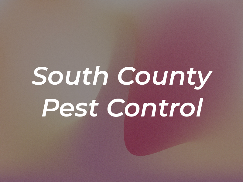 South County Pest Control