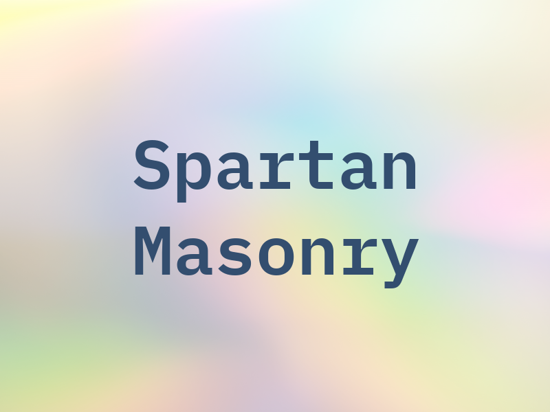 Spartan Masonry