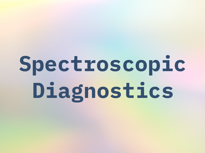 Spectroscopic Diagnostics