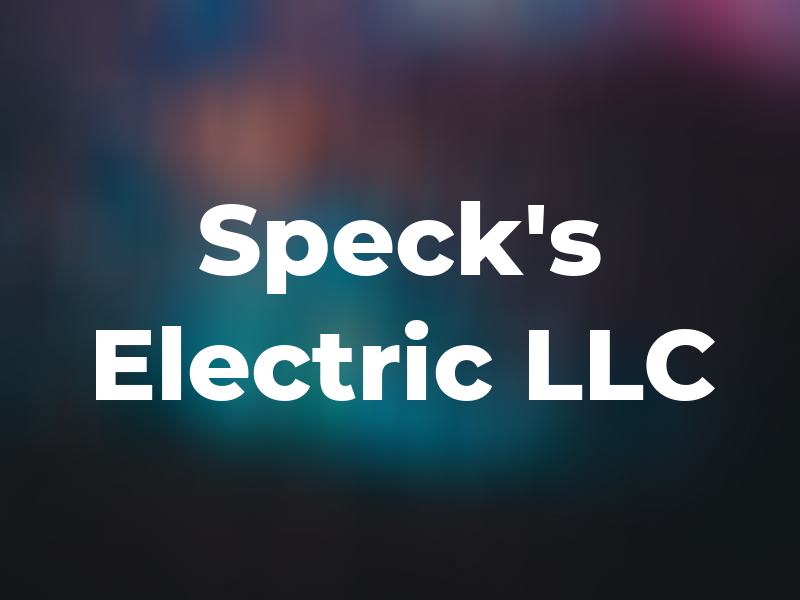 Speck's Electric LLC