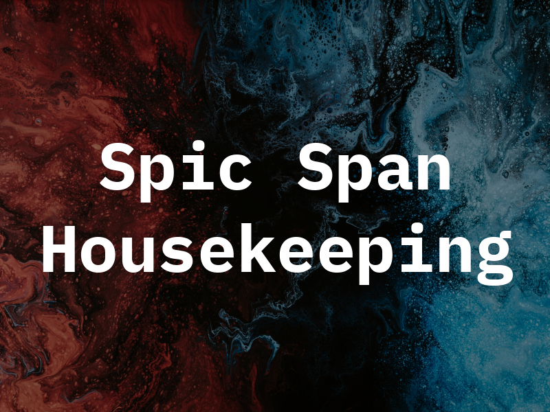Spic N Span Housekeeping