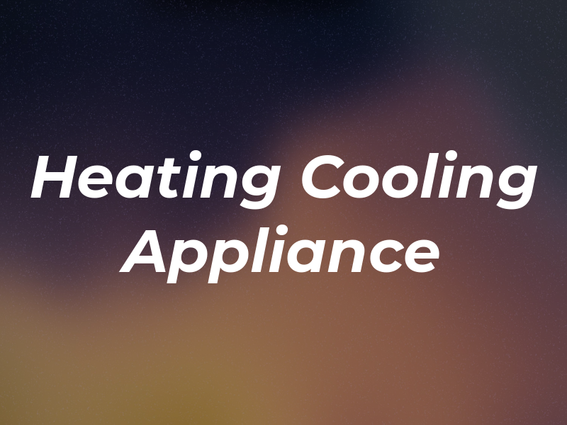 T & R Heating Cooling & Appliance