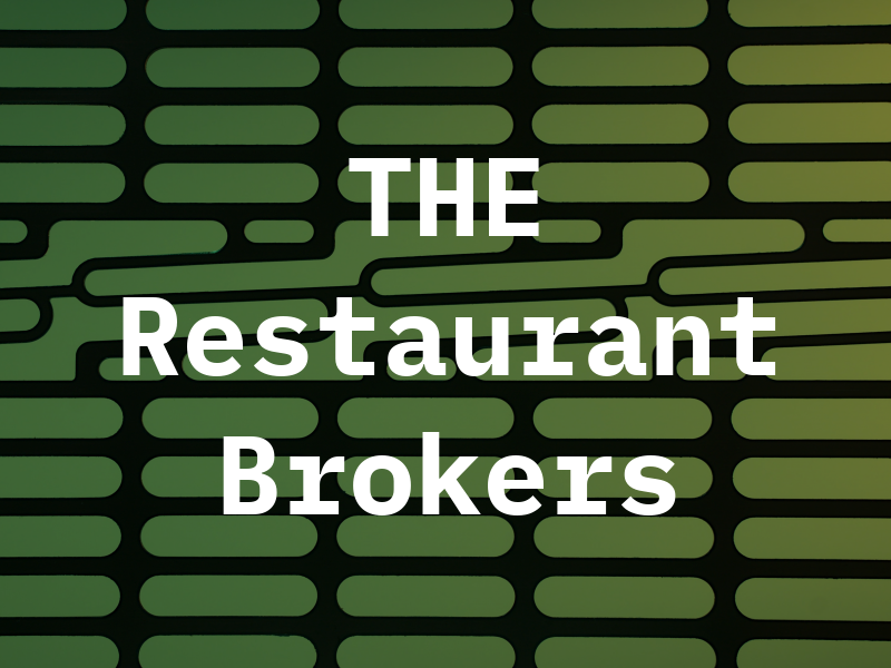 THE Restaurant Brokers