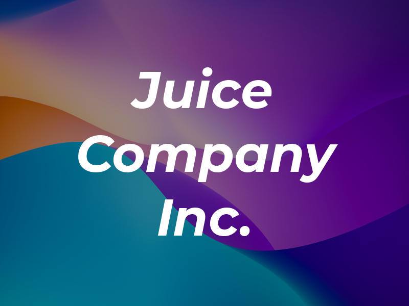 The Juice Company Inc.