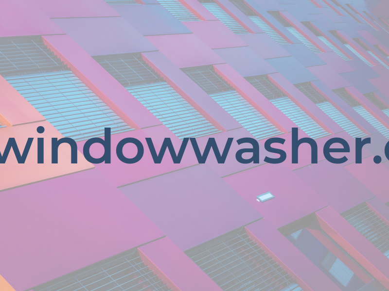 Thewindowwasher.com