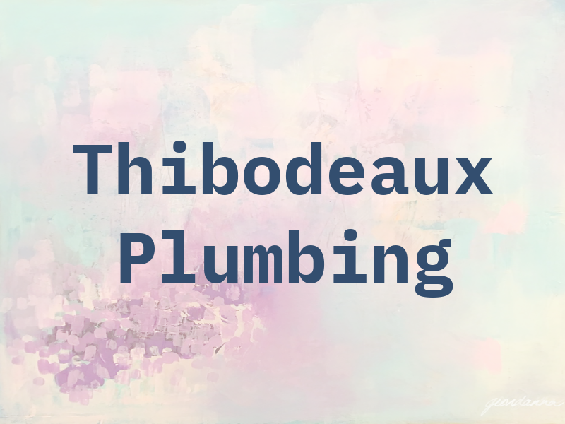 Thibodeaux Plumbing