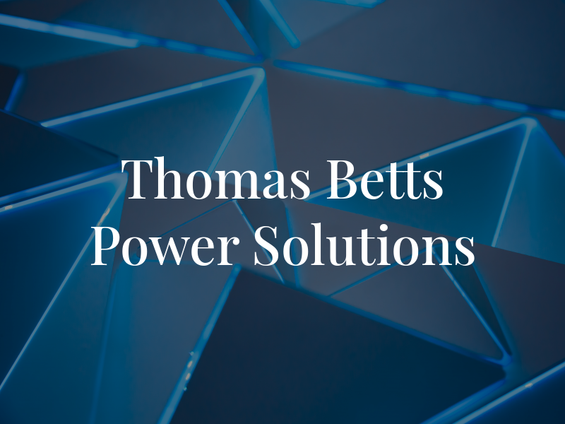 Thomas & Betts Power Solutions