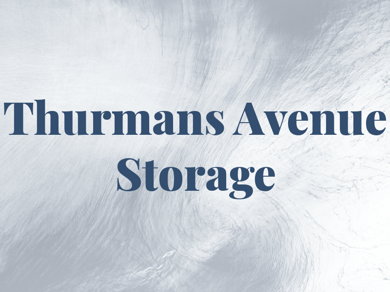 Thurmans 3rd Avenue Storage