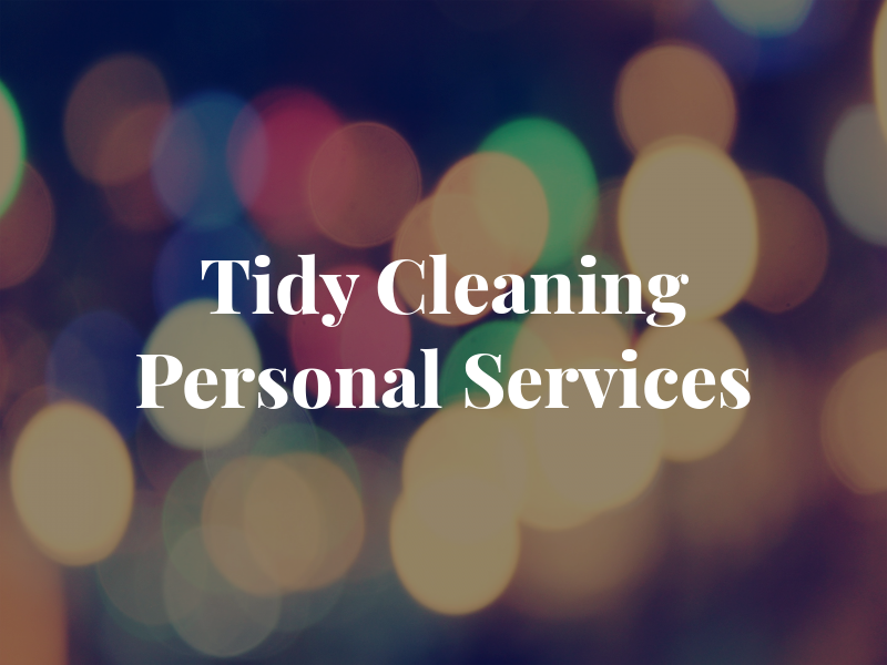 Tidy Up Cleaning and Personal Services