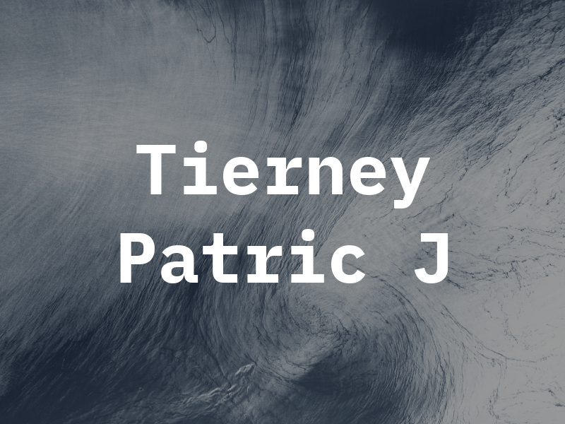 Tierney Patric J