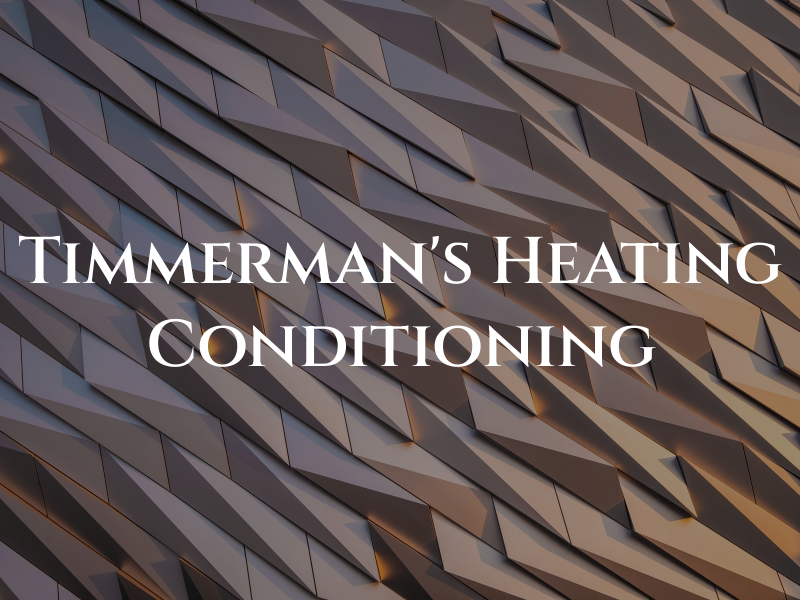 Timmerman's Heating & Air Conditioning