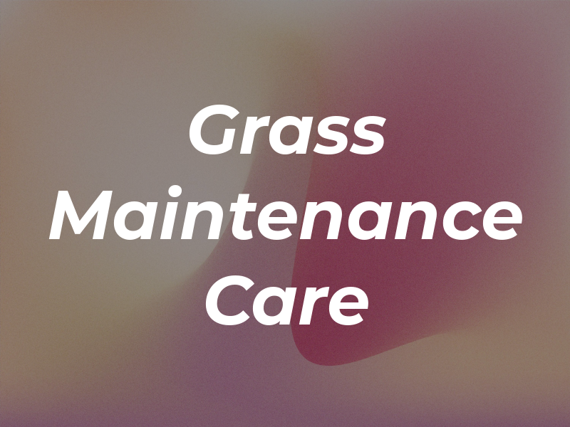 Top Grass Maintenance Care