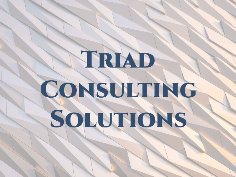 Triad Consulting Solutions LLC