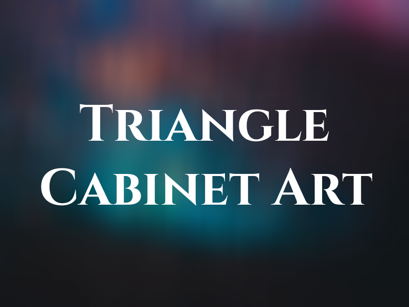 Triangle Cabinet Art
