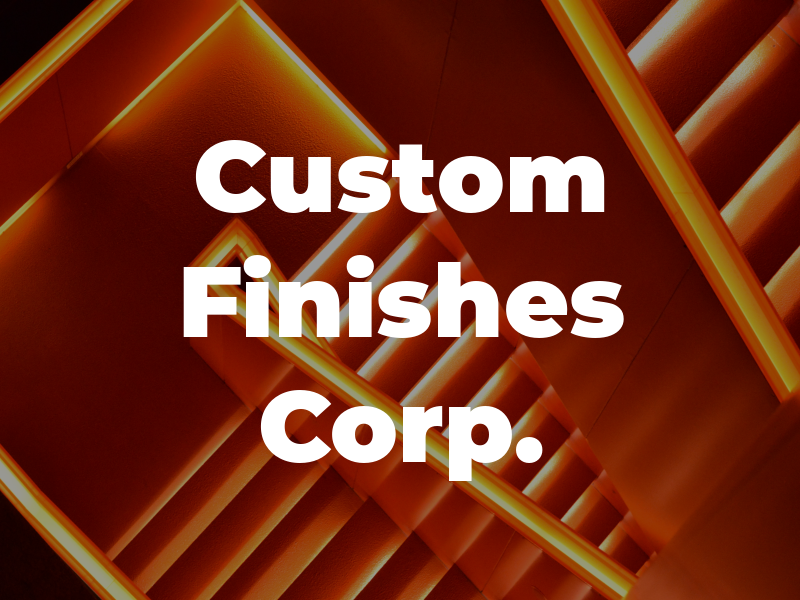 USA Custom Finishes Corp.