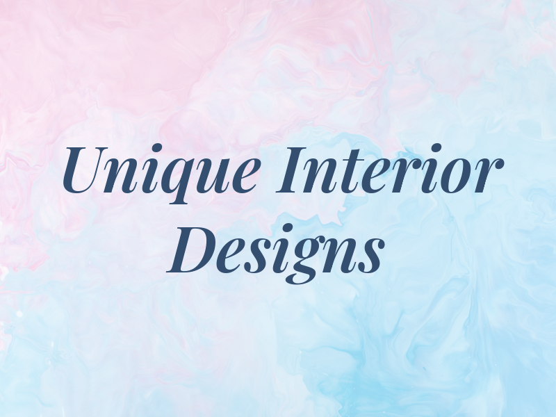 Unique Interior Designs