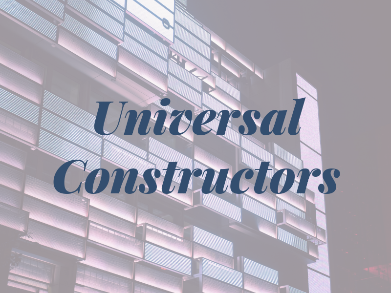 Universal Constructors