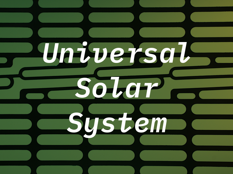 Universal Solar System