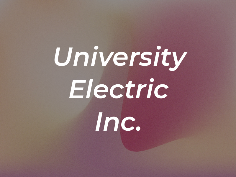 University Electric Inc.