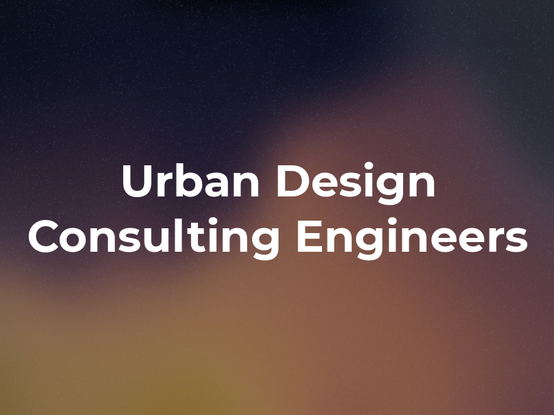 Urban Design Consulting Engineers