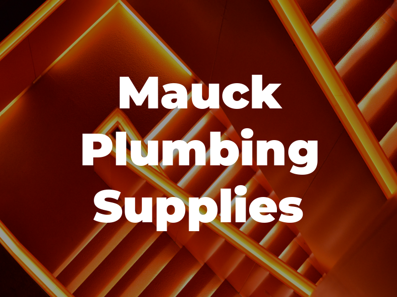 V E Mauck Plumbing Supplies
