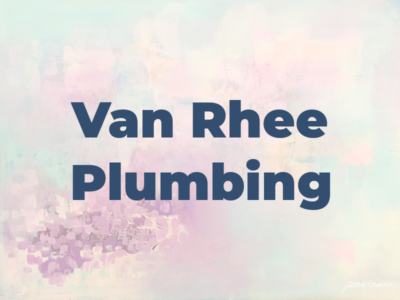Van Rhee Plumbing