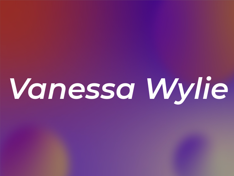 Vanessa Wylie