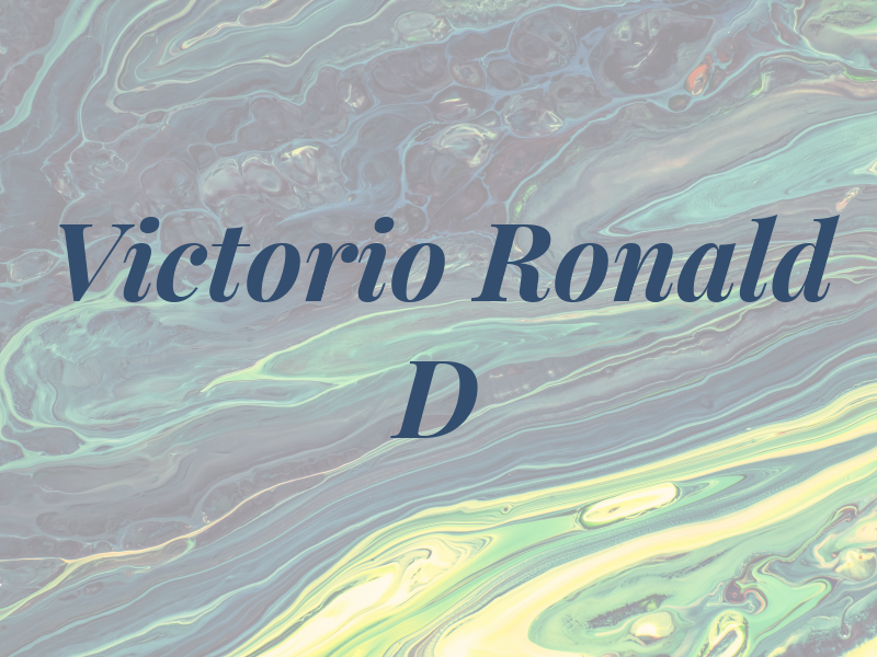 Victorio Ronald D