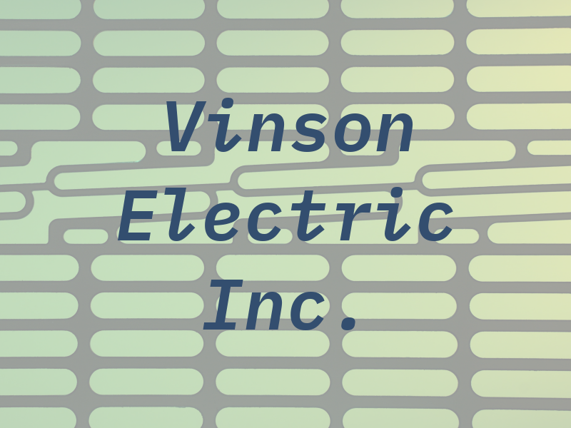 Vinson Electric Inc.