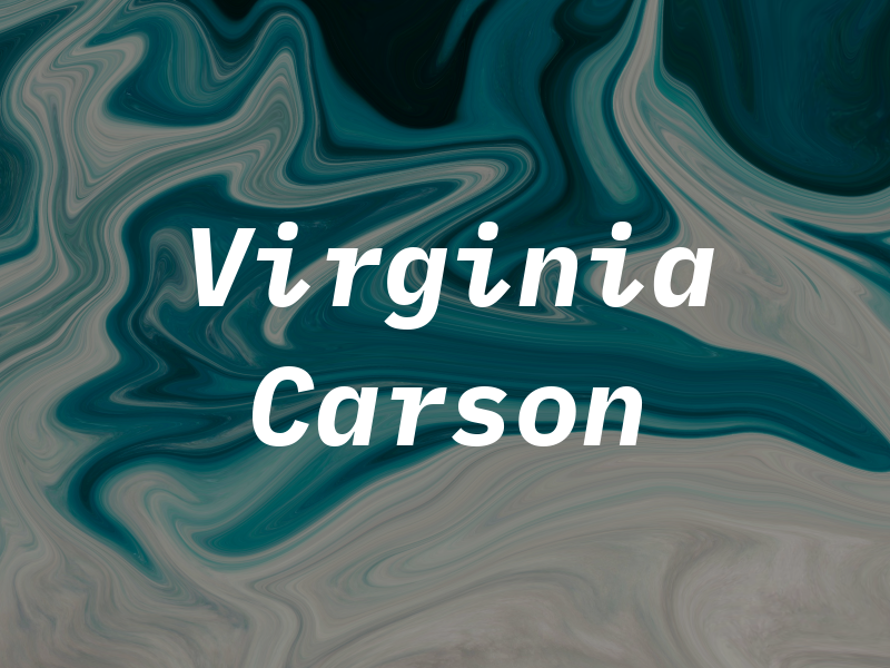 Virginia Carson